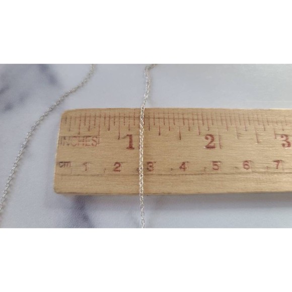 Vintage 925 Diamond Accent Cross Pendant Necklace - Picture 10 of 10